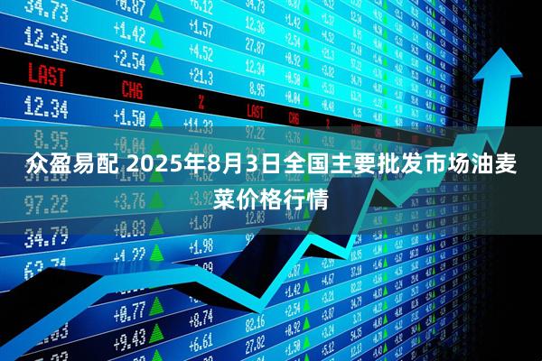 众盈易配 2025年8月3日全国主要批发市场油麦菜价格行情