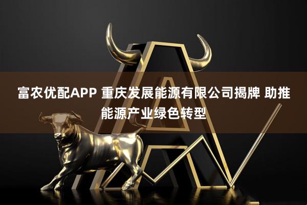 富农优配APP 重庆发展能源有限公司揭牌 助推能源产业绿色转型